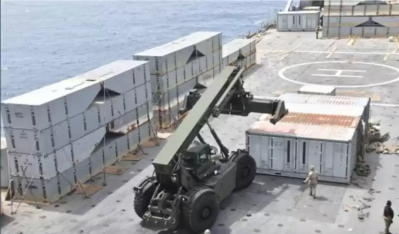 Prajurit Angkatan Darat AS yang ditugaskan di 7th Transportation Brigade. (Foto: Antara)