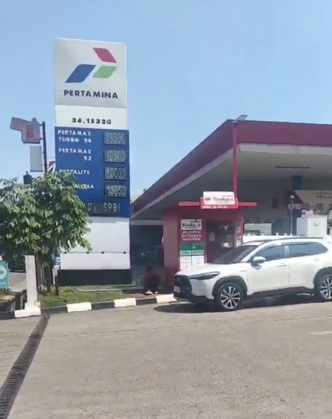 SPBU dan unit mobil pelaku pada saat pembelian BBM bersubsidi secara ilegal