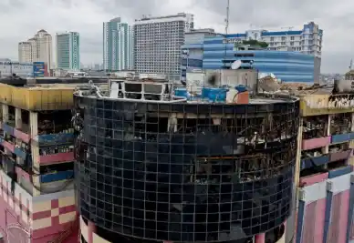 Kebakaran Glodok Plaza [Foto: Repro]