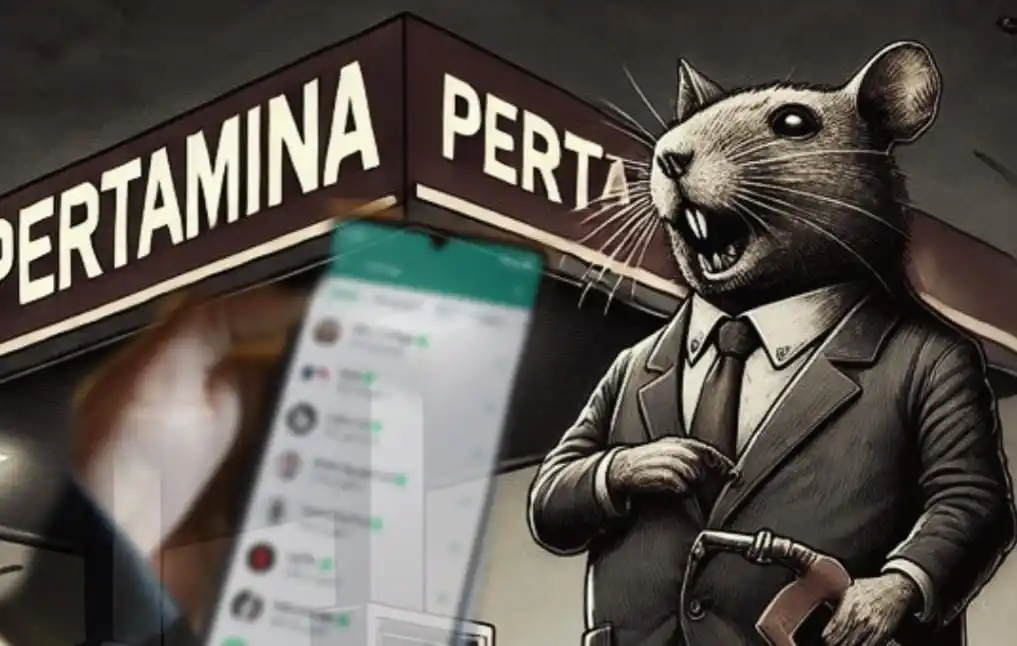 Ilustrasi - Grup WhatsAap tersangka korupsi di PT Pertamina (Foto: Dok MI/AI/Diolah)