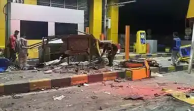 Kecelakaan Gerbang Tol Ciawi [Foto: Tangkapan layar]