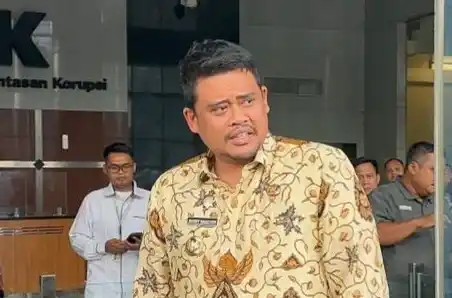 Gubernur Sumut Bobby Nasution di KPK (Foto: Dok MI/Istimewa)