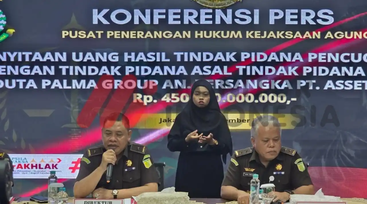 Dirdik Jampidsus Kejagung, Abdul Qohar (kiri) dan Kapuspenkum Kejagung, Harli Siregar (kanan) (Foto: Dok MI)