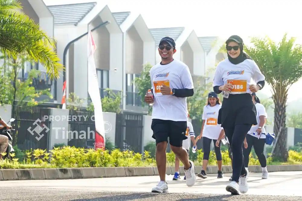 Fun Run Peringatan HUT ke-10 PT Timah Karya Persada Properti (TKPP). [Foto: Doc. PT Timah]
