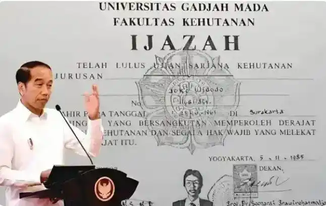 Ijazah Jokowi (Foto: Ist)