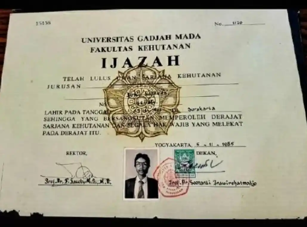 Ijazah Jokowi (Foto: Dok MI)