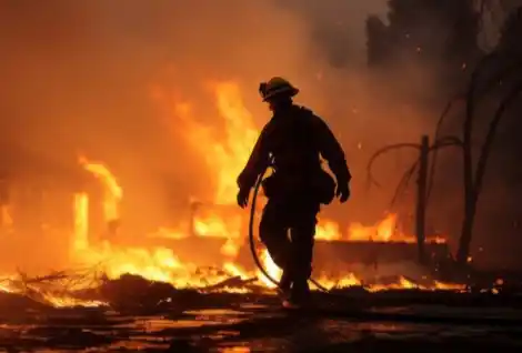 Illustrasi Kebakaran