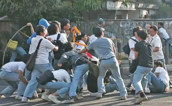 Illustrasi Tawuran (Foto: Ist)