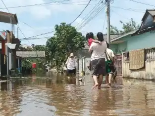 Ilustrasi - Banjir Rob di Wilayah Kepri (Foto; Ist)