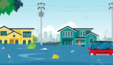 Ilustrasi banjir rob (Foto: Ist)