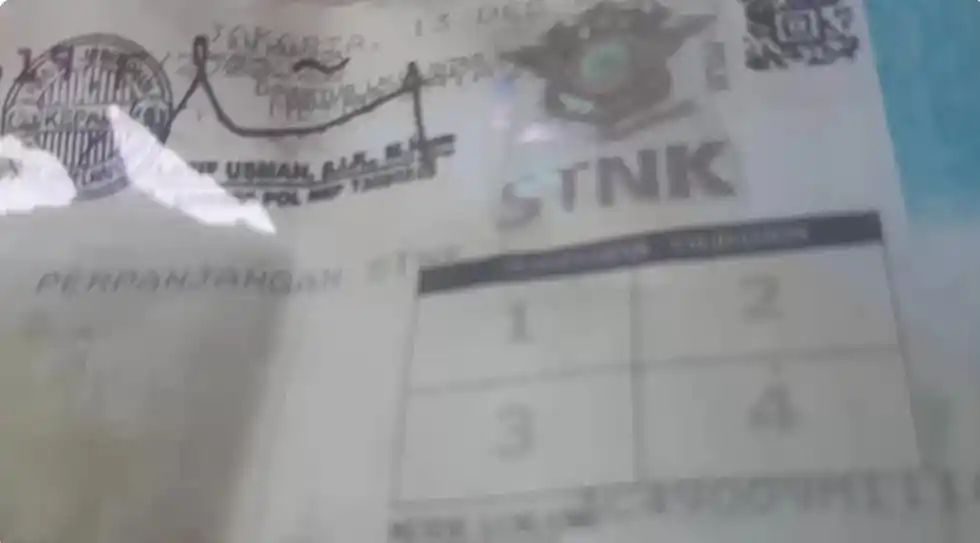 Ilustrasi STNK. (Foto: Dok/MI)