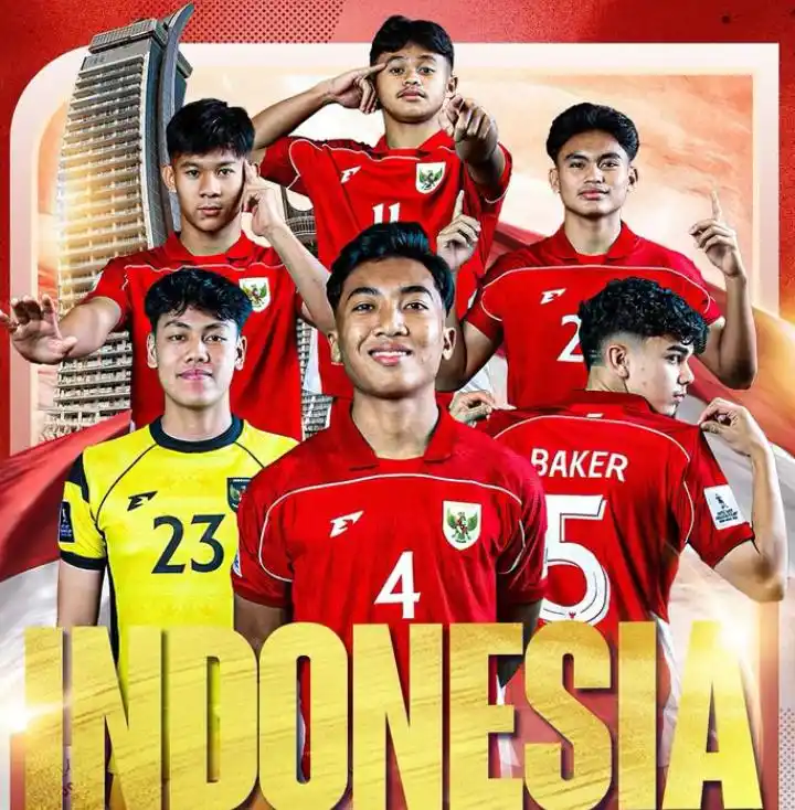 Indonesia Lolos ke Piala Dunia U-17 2025 di Qatar (Foto: Instagram)