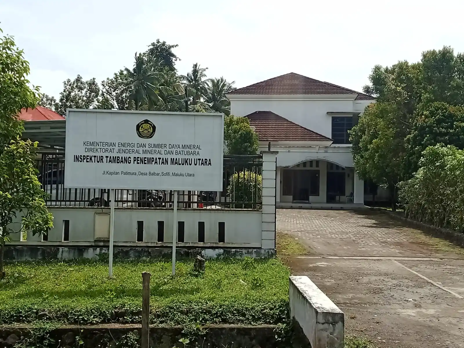Kantor Inspektur Tambang Penempatan Maluku Utara (Foto: Dok MI/Jainal Adaran)