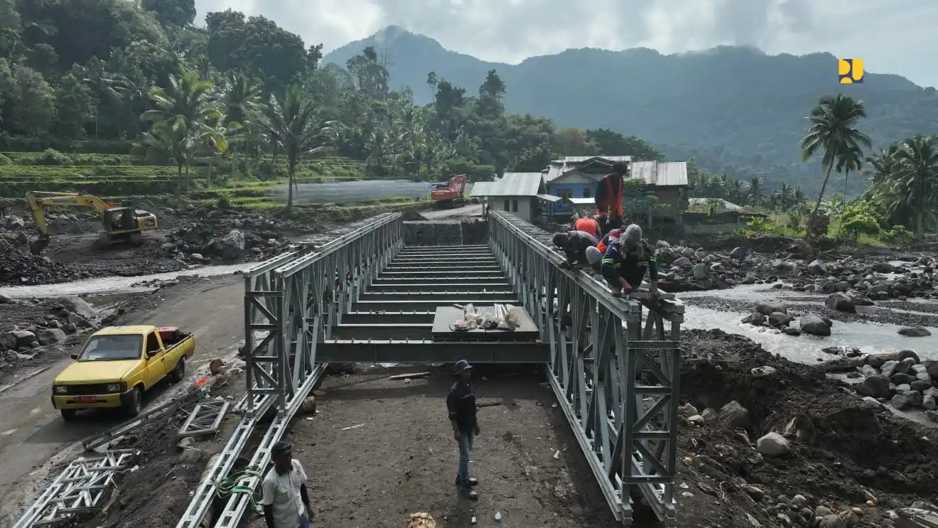 Kementerian Pekerjaan Umum percepat penanganan 14 jembatan yang rusak akibat banjir dan longsor di Aceh