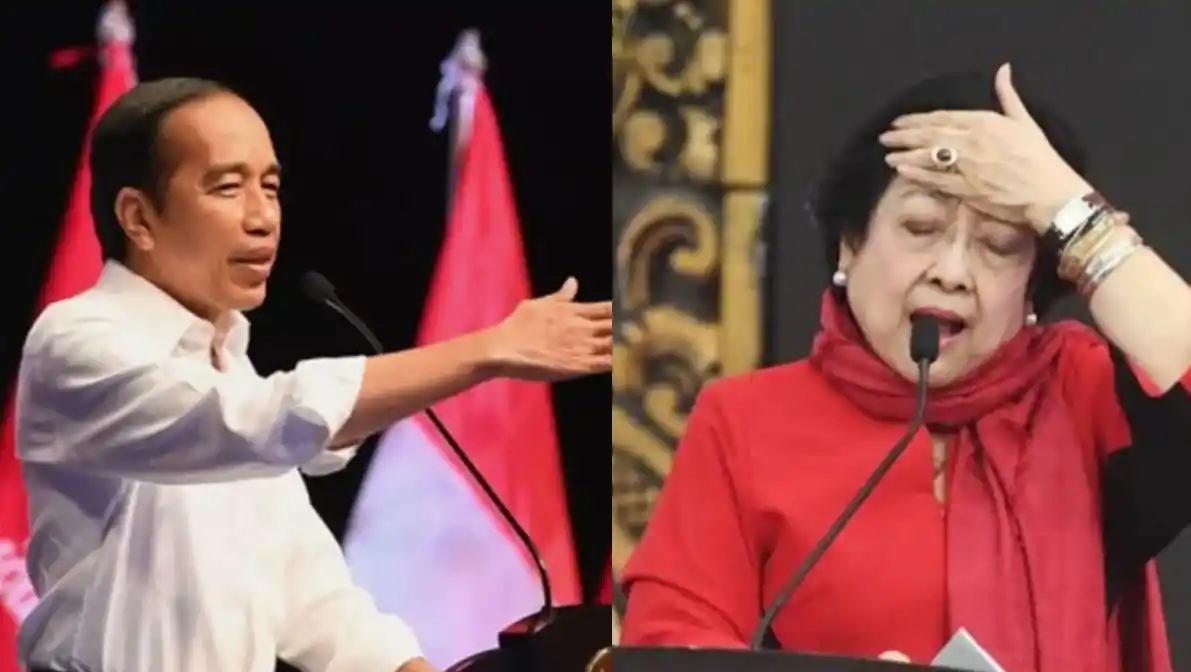 Megawati Soekarnoputri (kanan) dan Joko Widodo alias Jokowi (kiri) (Foto: Kolase MI)