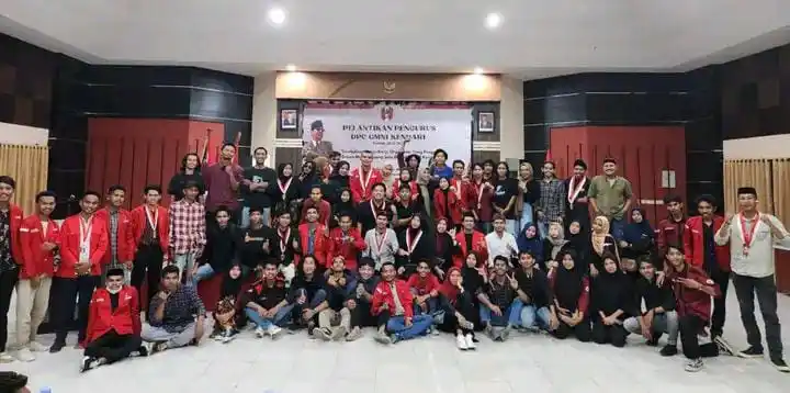 Kader Gerakan Mahasiswa Nasional Indonesia (GMNI) Kota Kendari (Foto: Dok/MI)