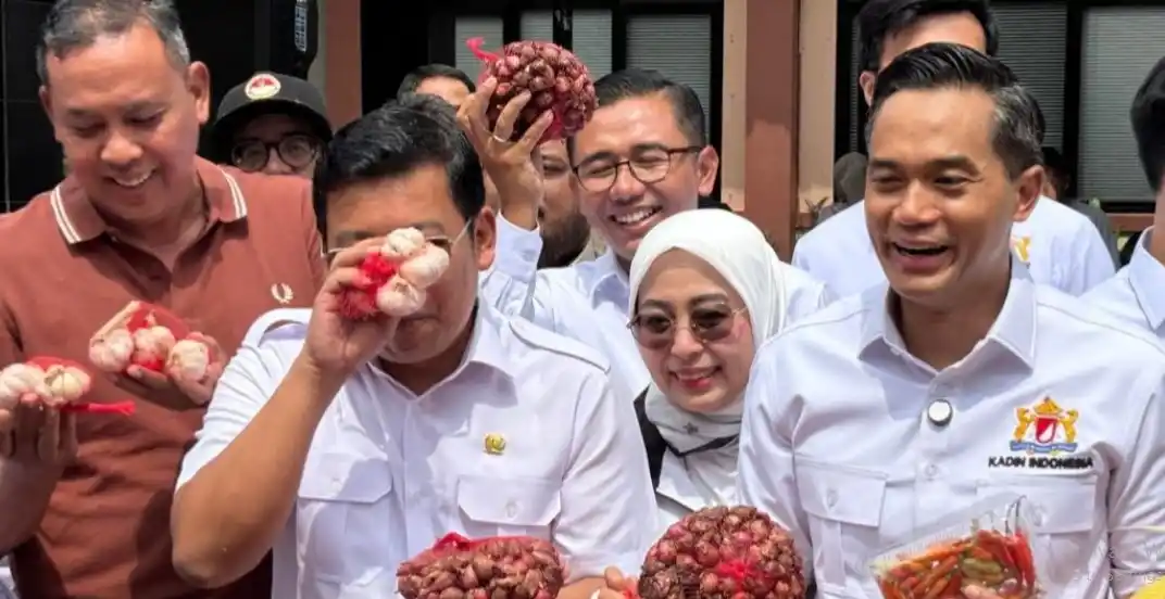 Kadin Dan Bapanas Menggelar Gerakan Pangan Murah di Pondok Gede, Bekasi, Jawa Barat (Jabar) (Foto: Repro)
