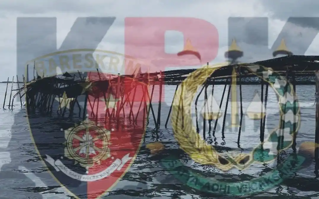 Ilustrasi - KPK - Kejaksaan Agung - Bareskrim Polri - Pagar Laut di Tangerang (Foto: Dok MI/Aswan)