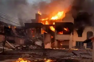 Kebakaran di Los Angeles (Foto: Ist)