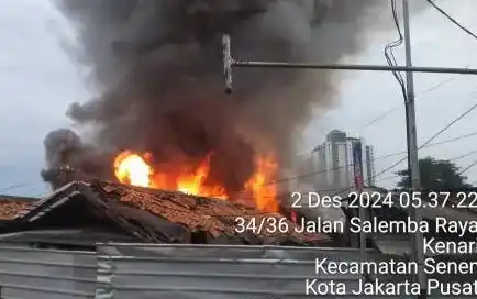 Dianggap Upaya Menghapus Jejak Ijazah Palsu Jokowi, Kebakaran Hebat di Pasar Pojok Pramuka Jadi Pertanyaan