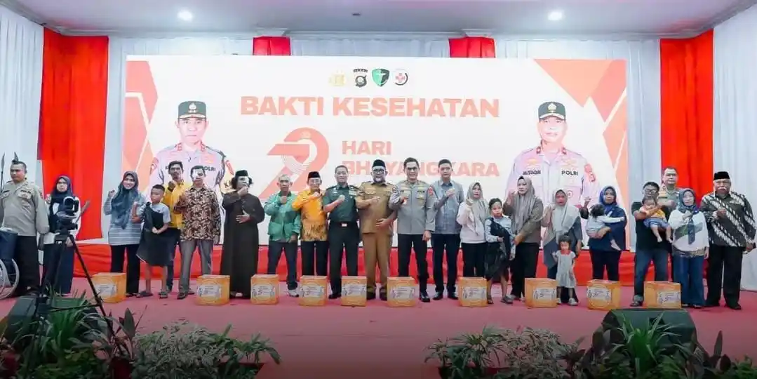 Kegiatan Bakti Kesehatan Polda Jambi Dalam Rangka Memperingati Hari Ulang Tahun (HUT) Bhayangkara Ke-79 (Foto: Dok/MI)