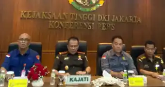 Kejaksaan Tinggi DKI Jakarta menggelar konferensi pers pencapaian akhir tahun, Jakarta, Kamis (2/1/2025). [Foto: ANTARA]