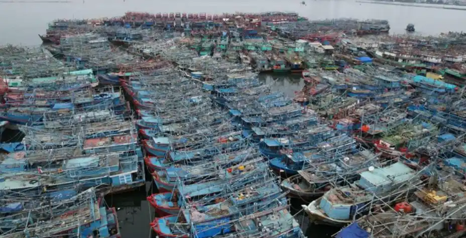 Kepadatan Kapal Perikanan di Pelabuhan Perikanan Nusantara (PPN) Muara Angke (Foto: Dok KKP)
