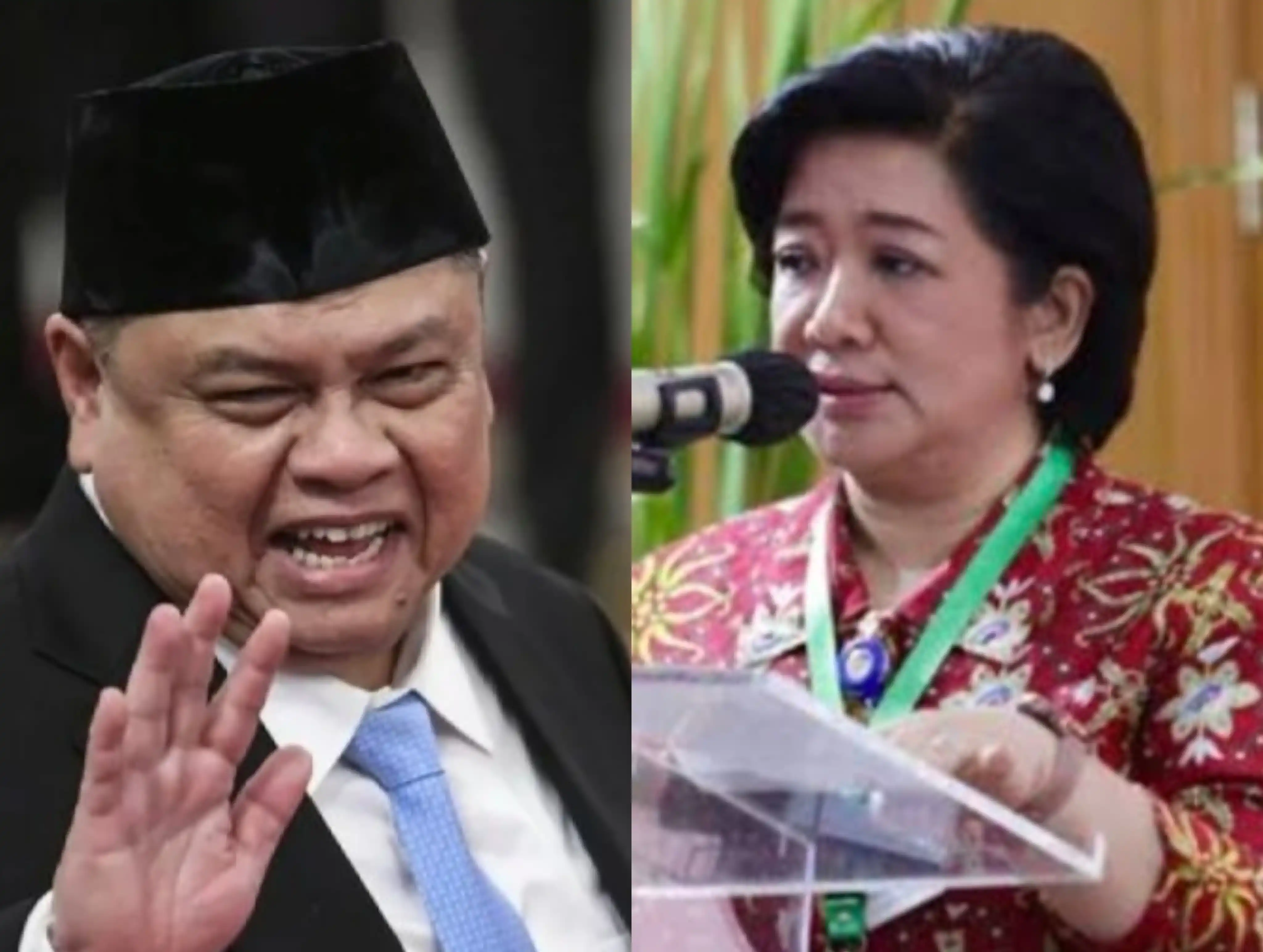 Kepala BPKP Muhammad Yusuf Ateh (kanan) dan Wakil Kepala BPKP Agustina Arumsari (kiri) (Foto: Kolase MI/Aswan)
