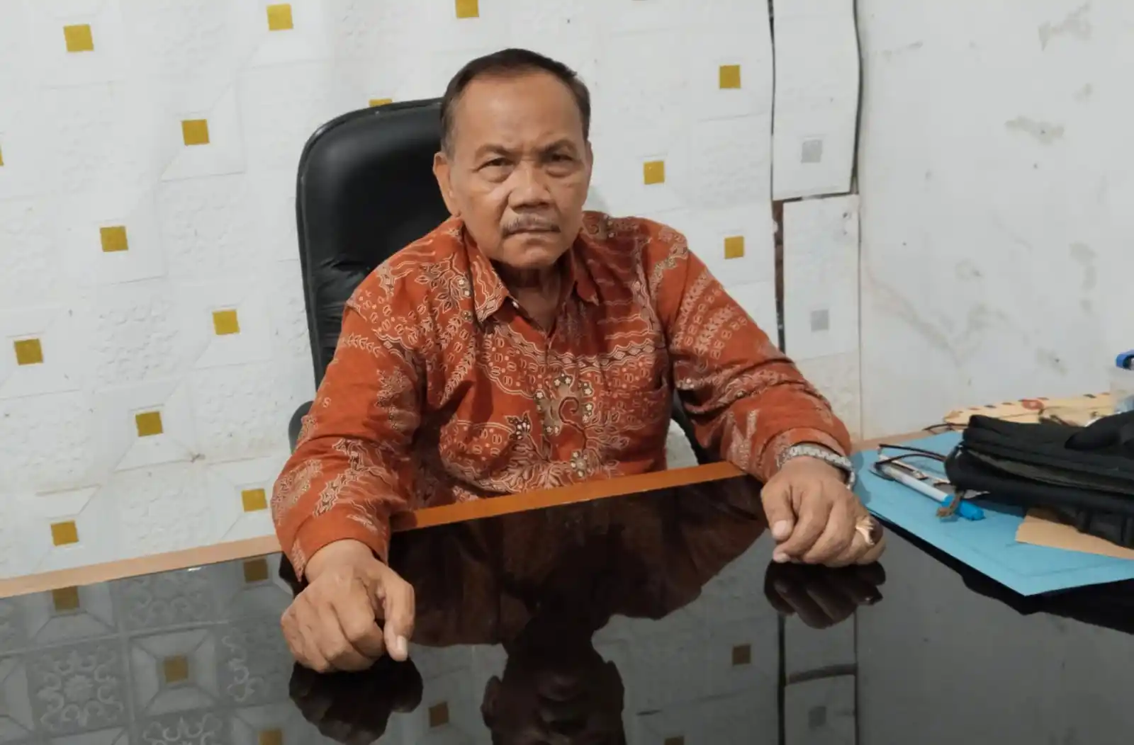 Kepala Desa Karang Satria, Kecamatan Tambun Utara, Kabupaten Bekasi, Jainudin Resan (Foto/MI)