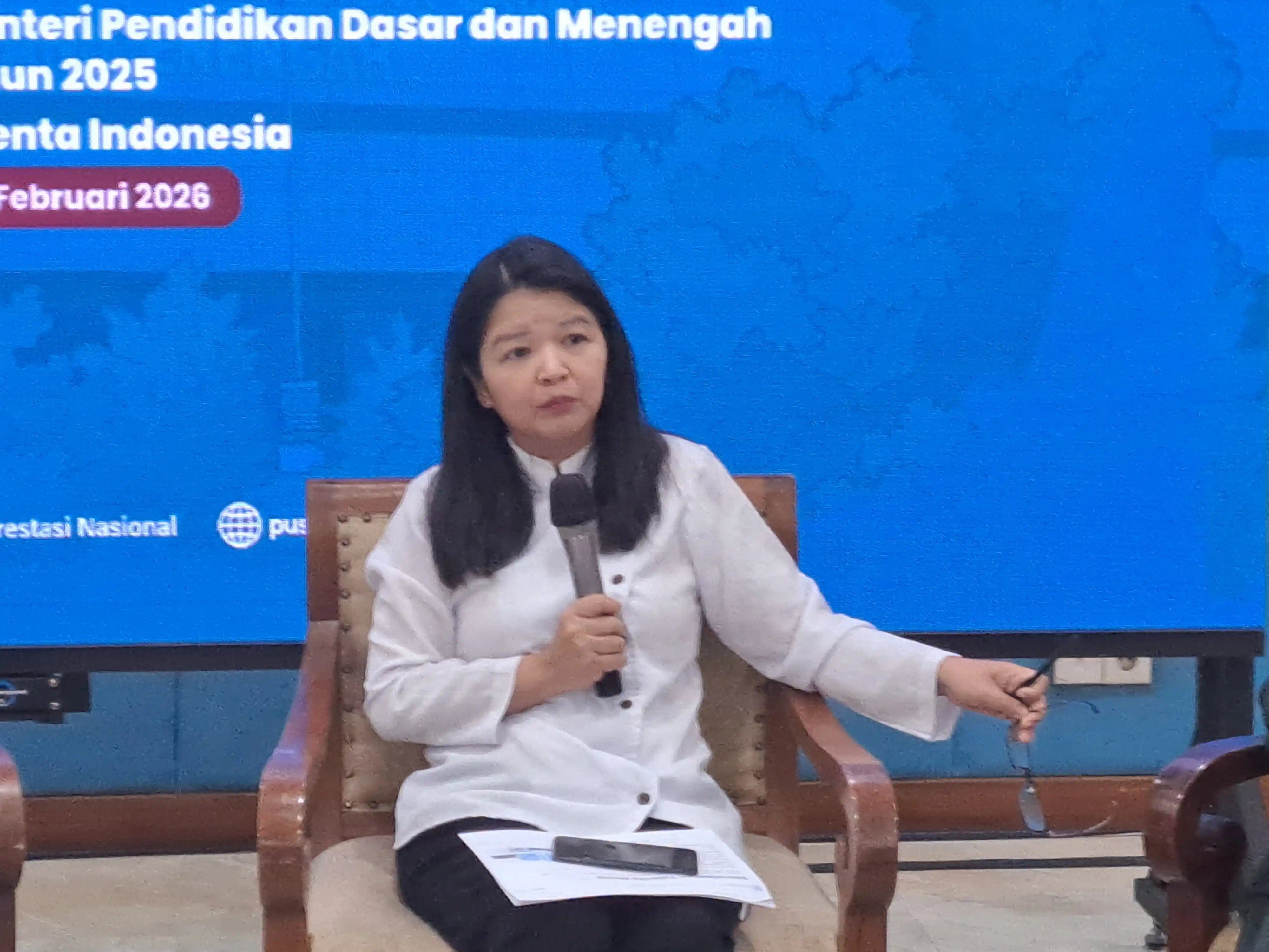 Kepala  Puspresnas Maria Veronica Irene Herdjiono. (Foto. Rizal Siregar)