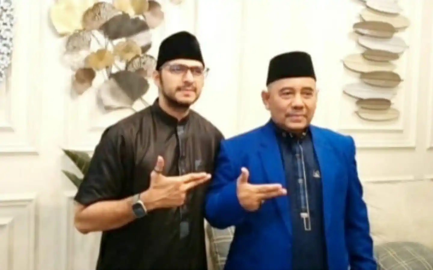 Ketua DPC PAN Bekasi Utara, Lukman Hakim atau Bang Alex bersama Ali Zaenal (Foto: Dok/MI/Istimewa)