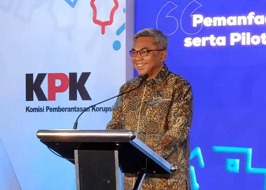 Ketua KPK Setyo Budiyanto menyampaikan pidatonya peringati Hakordia 2025 (Foto: Dok MI)