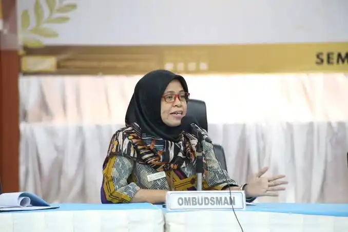 Ketua Ombudsman RI Perwakilan Jawa Tengah, Siti Farida, saat kegiatan evaluasi sektor pengaduan publik. (Foto: ombudsman.go.id)
