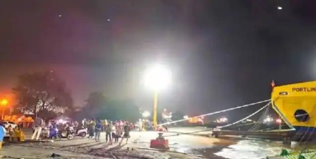 KMP Tunu Pratama Jaya Tenggelam di Selat Bali (Foto: Repro)