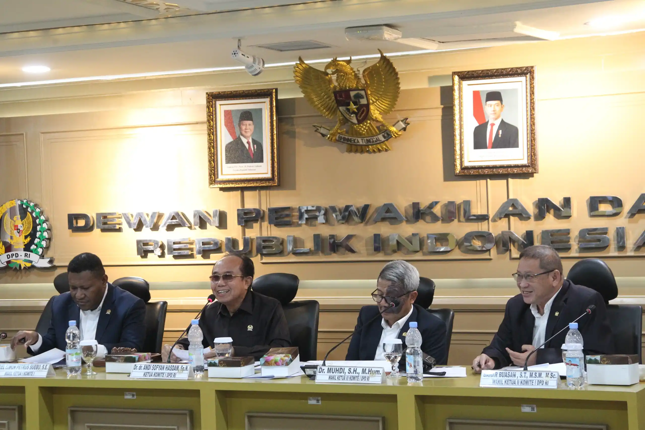 Komite I DPD RI Desak Pemerintah Terbitkan PP Tentang Penataan Daerah dan Desain Besar Penataan Daerah [Foto: Doc. DPD RI]