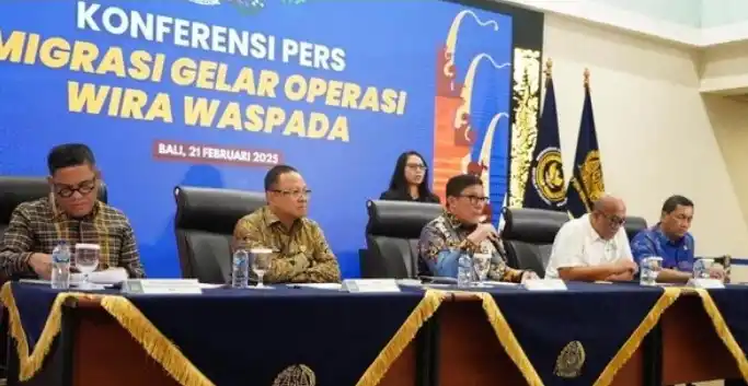 Konferensi Pers Imigrasi Gelar Operasi Wira Waspada (Foto: Dok MI)
