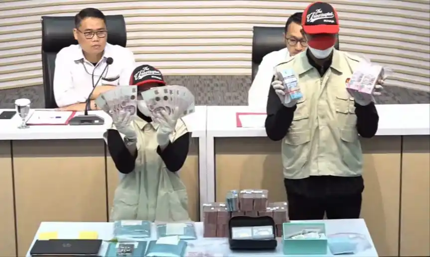 Konfrensi Pers Komisi Pemberantasan Korupsi (Foto: Dok/MI)