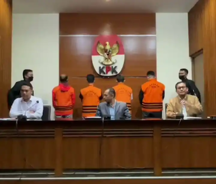 Konferensi pers penahanan tersangka Yana Mulyana (Foto: Dok MI)