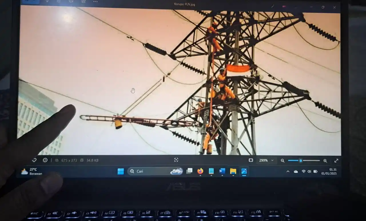 Ilustrasi - Pemeliharaan isolator tower transmisi SUTET dengan cara melakukan pembersihan dan inspeksi fisik isolator (Foto: Dok MI/Aswan)