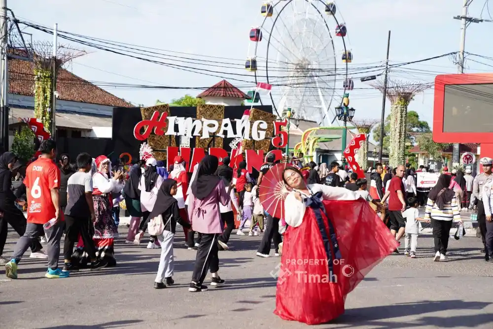Antusias Warga Bangka Selatan Unjuk Kostum Unik di Pekan Sehat HUT ke-49 PT Timah [Foto: Dok. PT Timah]