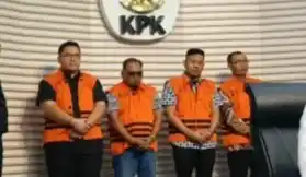KPK Tahan 4 Tersangka Kasus Suap Dana Hibah Jatim (Foto: Istimewa)