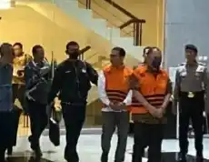 KPK menahan dua tersangka kasus dugaan korupsi terkait kerja sama jual beli gas antara PT PGN dan PT Inti Alasindo Energy (IAE), Jumat (11/4/2025).