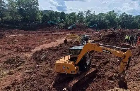 Longsor di Cibeunying, Kecamatan Majenang, Kabupaten Cilacap (Foto: Dok MI)