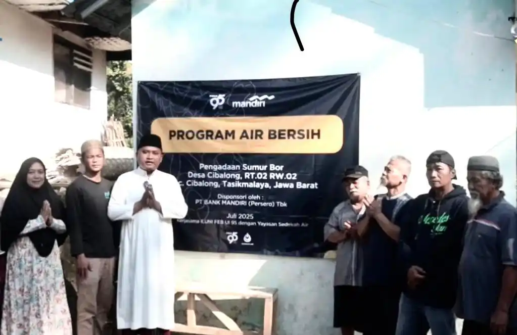 Bank Mandiri Kolaborasi Program Air Bersih di Cibalong Tasikmalaya [Foto: Doc. Mandiri]