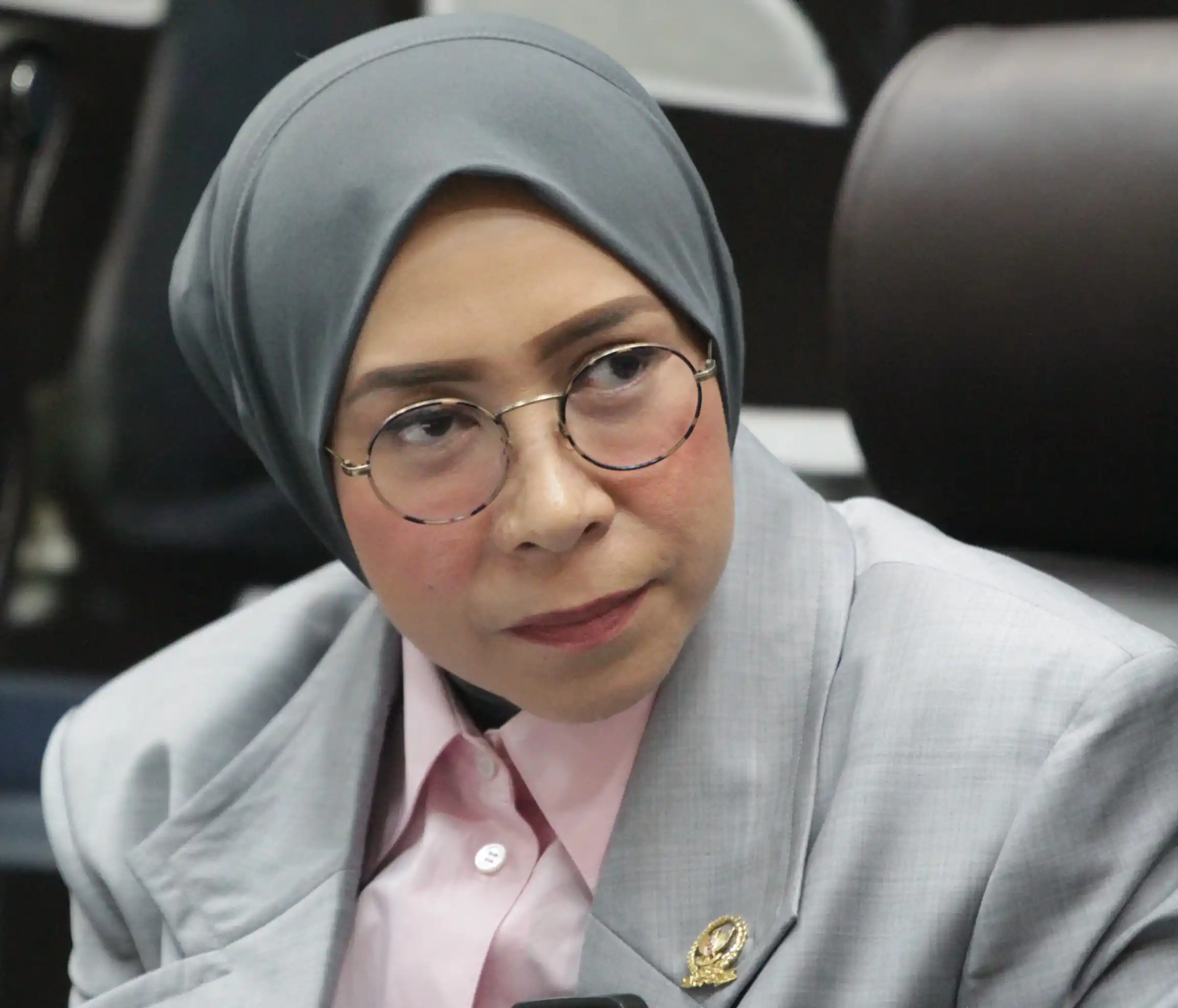 Melly Goeslaw dalam diskusi  Soal RUU Hak Cipta DPR  (foto: Rizal)