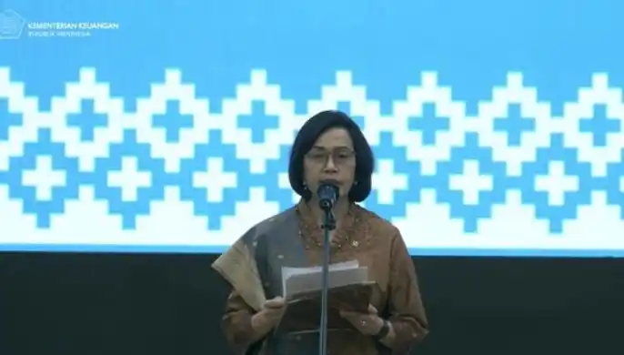 Menteri Keuangan Sri Mulyani resmi melantik 12 pejabat eselon I Kementerian Keuangan (Foto: Tangkapan Layar Youtube Kemenkeu)