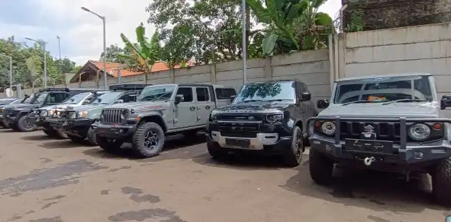 Mobil sitaan KPK dari rumah Ketua Umum Pemuda Pancasila (PP), Japto Soerjosoemarno (Foto: Ist)