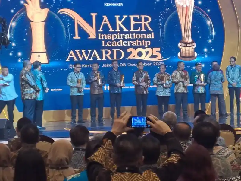 Naker Inspirational Leadership Award 2025 di Balai Kartini, Jakarta (Foto Rizal Siregar)