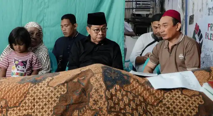 Pramono Melayat ke Rumah Affan, Ojol yang Tewas Ditabrak Rantis Brimob [Foto: Doc. Pemprov DKI]