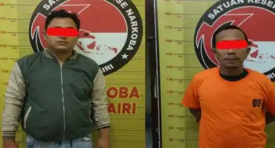 Oknum Polisi ditangkap atas kasus sabu-sabu (Foto: Istimewa)